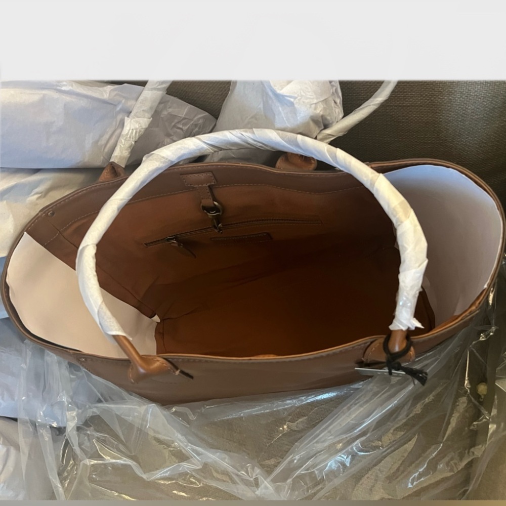 FRYE Olivia Leather Tote Bag - Picture 5 of 9